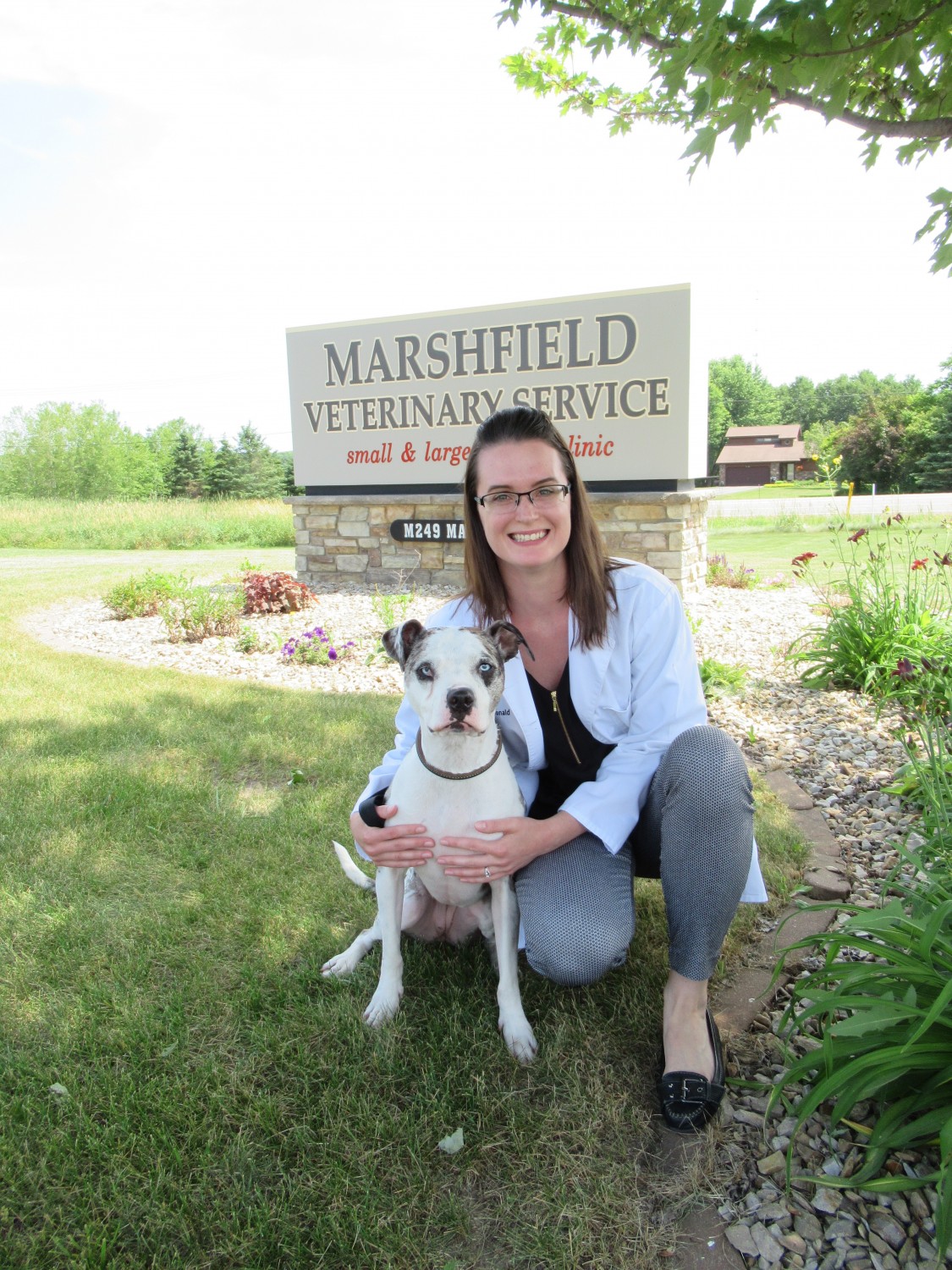 Dr. Samantha McDonald - small animal veterinarian- Marshfield Veterinary Service - Marshfield, WI Dr. Samantha McDonald - small animal veterinarian- Marshfield Veterinary Service - Marshfield, WI